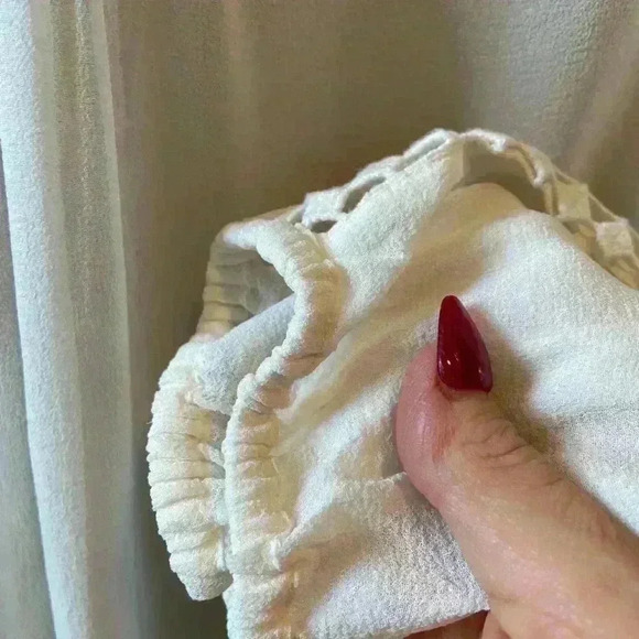 100% Silk Cream Joie Blouse/Top-Size Small - Picture 8 of 11